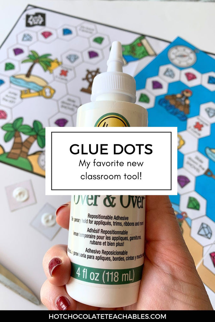 4 Creative Ways to Use Glue Dots in the ESL Classroom