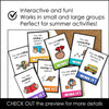 Back to School Verb Charades | Miming Game Cards for Kids - Hot Chocolate Teachables