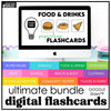 Basic English Vocabulary Digital Flashcards | ESL Bundle - Google Slides™ - Hot Chocolate Teachables