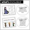 Community Helpers Vocabulary CLIP CARD activity task cards | Jobs & Careers - Hot Chocolate Teachables