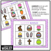 Easter Bingo Game | Includes Religious Vocabulary, Preschool, Kindergarten, ESL - Hot Chocolate Teachables