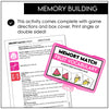 Fruit Vocabulary Memory Game | Printable Picture Card Matching Activity - Hot Chocolate Teachables