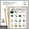 St. Patrick's Day Vocabulary Scavenger Hunt - Classroom Party Game with Clues - Hot Chocolate Teachables