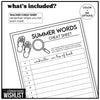 Summer Vocabulary Class Scavenger Hunt Game - Search for Objects w/ clues - Hot Chocolate Teachables