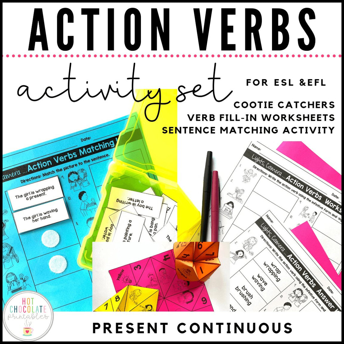 action-verb-worksheet-pack-cootie-catchers-hot-chocolate-teachables